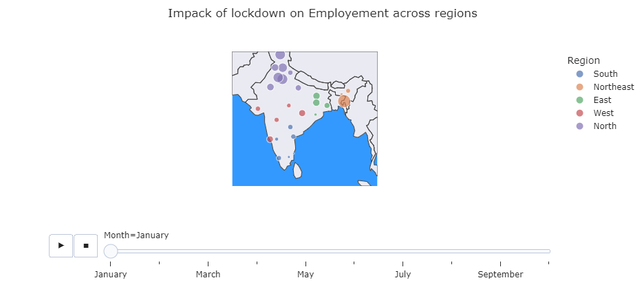 Geographic Unemployment Visualization